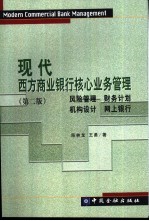 现代西方商业银行核心业务管理 风险管理、财务计划、机构设计、网上银行 第2版