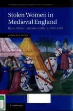 STOLEN WOMEN IN MEDIEVAL ENGLAND RAP