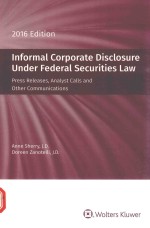 Informal corporate disclosure under Federal Securities Law