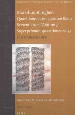 MARSILIUS OF INGHEN QUAESTIONES SUPER QUATTUOR LIBROS SENTENTIARUM