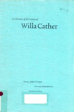 A CALENDAR OF THE LETTERS OF WILLA CATHER