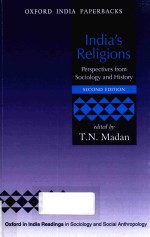 INDIA'S RELIGIONS PERSPECTIVES FROM SOCIOLOGY AND HISTORY SECOND EDITION