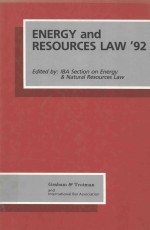 ENERGY AND RESOURCES LAW'92