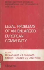 Legal problems of an enlarged european community