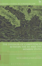 The division of competences between the EU and the member states