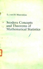 MODERN CONCEPTS AND THEOREMS OF MATHEMATICAL STATISTICS