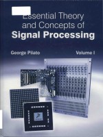 Essential theory and concepts of signal processing (Volume I)