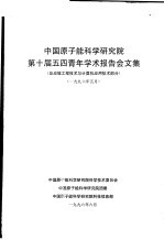 中国原子能科学研究院第10届五四青年学术报告会文集  反应堆工程技术与计算机应用技术部分  1996年5月