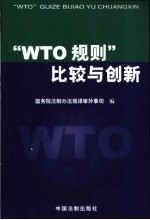 “WTO规则”比较与创新