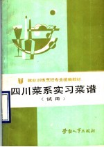 四川菜系实习菜谱