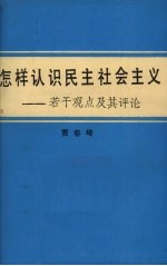 怎样认识民主社会主义 若干观点及其评论