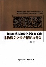 知识经济与视觉文化视野下的非物质文化遗产保护与开发