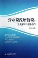 营业税改增值税 法规解释与实务操作