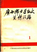 广西妇女运动史料 1925-1937 第1辑 史料综述