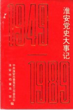 中共淮安党史大事记 1949.10-1989.12