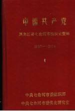 中国共产党黑龙江省七台河市组织史资料 1987-1994