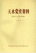 天水党史资料 新民主主义革命时期 下