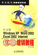 中文版Windows XP、Word 2002、Excel 2002、Internet短期培训教程