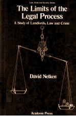 THE LIMITS OF THE LEGAL PROCESS A STUDY OF LANDLORDS LAW AND CRIME