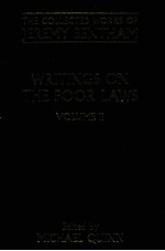 WRITINGS ON THE POOR LAWS VOLUME II