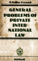 GENERAL PROBLEMS PF PRIVATE INTERNATIONAL LAW