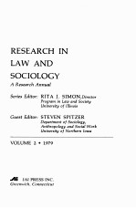 RESEARCH IN LAW AND SOCIOLOGY VOLUME 2