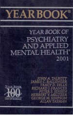 THE YEAR BOOK OF PSYCHIATRY AND APPLIED MENTAL HEALTH 2001