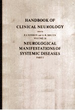 HANDBOOK OF CLINICAL NEUROLOGY VOLUME 38 NEUROLOGICAL MANIFESTATIONS OF SYSTEMIC DISEASES PART 1