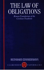 THE LAW OF OBLIGATIONS ROMAN FOUNDATIONS OF THE CIVILIAN TRADITION