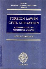 FOREIGN LAW IN CIVIL LITIGATION