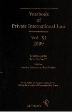 YEARBOOK OF PRIVE INTERNATIOAL LAW VOLUME XI-2009