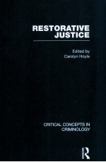 RESTORATIVE JUSTICE VOLUME III