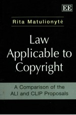 LAW APPLICABLE TO COPYRIGHT