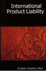 INTERNATIONAL PRODUCT LIABILITY VOLUME 1