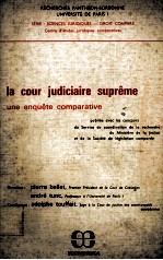 IA COUR JUDICIAIRE SUPREME UNE ENQUETE COMPARATIVE