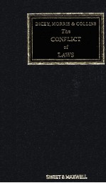 DICEY MORRIS ND COLLINS ON THE CONFLICT OF LAWS VOLUME 1