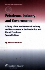 PETROLEUM INDUSTY AND FOVERNMENTS A STUDY OF THE INCOLVEMENT OF LNDUSTRY AND GOCERNMENS IN THE PRODU