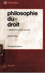 PHILOSPHIE DU DROIT