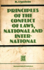 Principles of the conflict of laws national and international