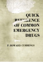 Quick reference of common emergency drugs