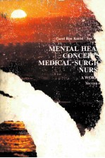 MENTAL HEALTH CONCEPTS IN MEDICAL-SURGICAL NURSING A WORKBOOK SECOND EDITION