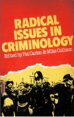 Radical issues in criminology