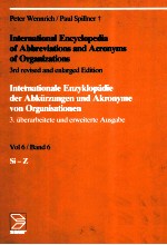 International Encyclopedia of Abbreviations and Acronyms of organizations vol6/band 6