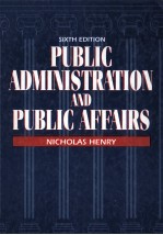 Public administration and public affairs