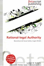 RATIONAL-LEGAL AUTHORITY BOAVENTURA DE SOUSA SANTOS