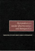 Symposium on ocular pharmacology and therapeutics