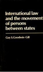 International law and the movement of persons between states