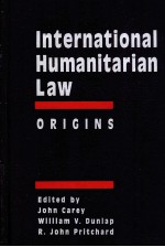 INTERNATIONAL HUMANITARIAN LAW:ORIGINS