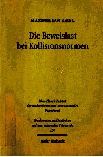 Die Beweislast bei Kollisionsnormen