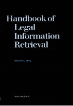 Handbook of Legal Information Retrieval